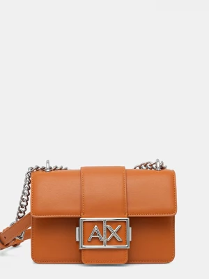 Obrázek produktu Armani Exchange kabelka přes rameno dámská z imitace kůže oranžová