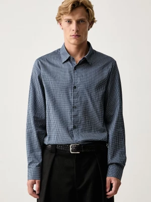 Obrázek produktu Armani Exchange košile pánská bavlněná modrá