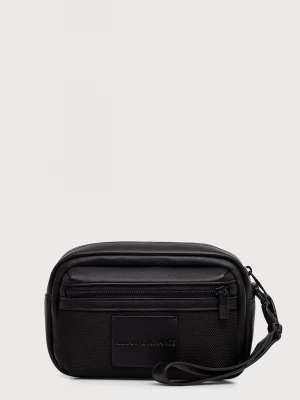 Obrázek produktu Armani Exchange Kosmetická taštička pánská z imitace kůže černá