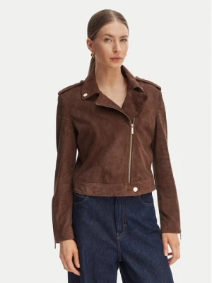 Obrázek produktu Armani Exchange Kožená bunda XW001924 AF21549 U6136 Hnědá Regular Fit