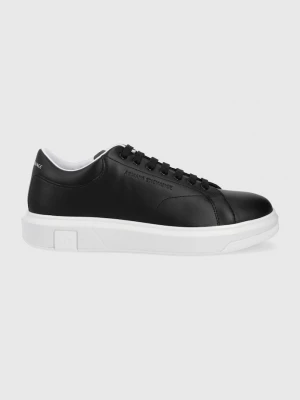Obrázek produktu Armani Exchange Kožené tenisky černá