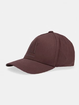 Obrázek produktu Armani Exchange kšiltovka dámská bavlněná hnědá