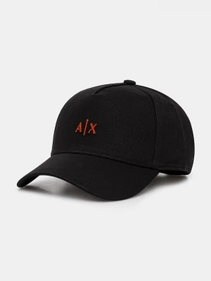 Obrázek produktu Armani Exchange kšiltovka pánská bavlněná černá