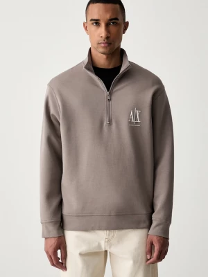 Obrázek produktu Armani Exchange mikina pánská s bavlnou hnědá