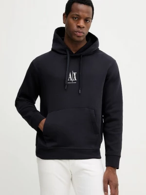 Obrázek produktu Armani Exchange mikina s kapucí pánská s bavlnou námořnická modř