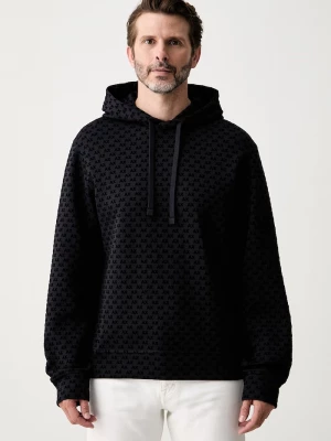 Obrázek produktu Armani Exchange mikina s kapucí pánská s bavlnou námořnická modř