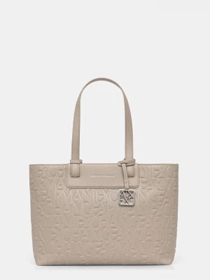 Obrázek produktu Armani Exchange nákupní taška dámská z imitace kůže béžová