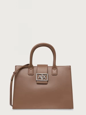 Obrázek produktu Armani Exchange nákupní taška dámská z imitace kůže béžová