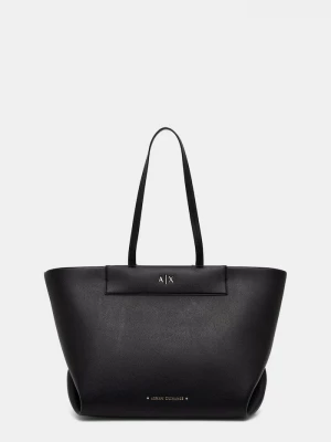 Obrázek produktu Armani Exchange nákupní taška dámská z imitace kůže černá