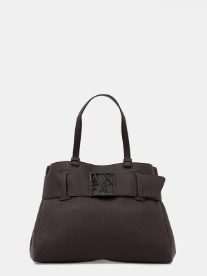 Obrázek produktu Armani Exchange nákupní taška dámská z imitace kůže hnědá