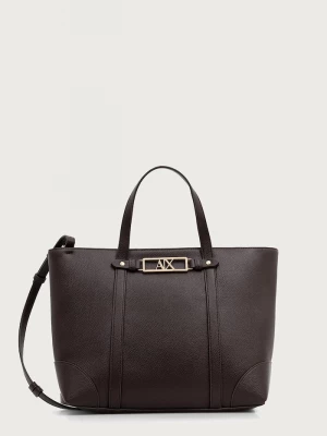 Obrázek produktu Armani Exchange nákupní taška dámská z imitace kůže hnědá