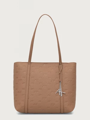 Obrázek produktu Armani Exchange nákupní taška dámská z imitace kůže hnědá
