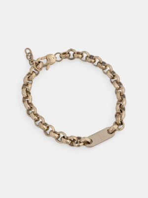Obrázek produktu Armani Exchange náramek pánský z nerezové oceli klasický zlatá