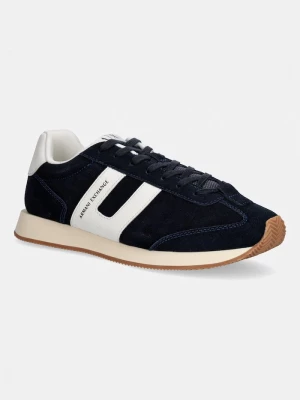 Obrázek produktu Armani Exchange pánské semišové sneakers boty námořnická modř