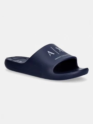 Obrázek produktu Armani Exchange pantofle na bazén pánské námořnická modř