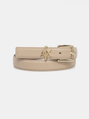 Obrázek produktu Armani Exchange pásek dámský kožený béžová