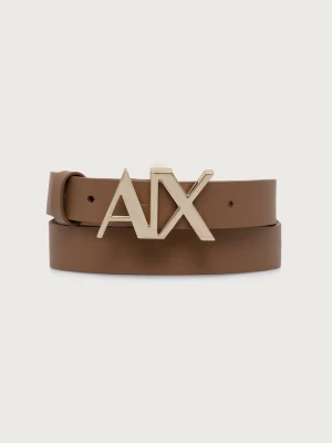 Obrázek produktu Armani Exchange pásek dámský kožený béžová