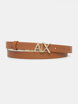 Obrázek produktu Armani Exchange pásek dámský kožený hnědá