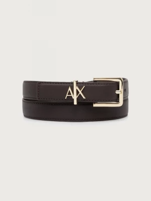 Obrázek produktu Armani Exchange pásek dámský kožený hnědá