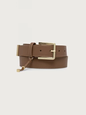 Obrázek produktu Armani Exchange pásek dámský z imitace kůže béžová