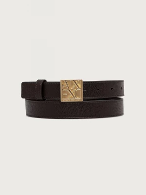 Obrázek produktu Armani Exchange pásek dámský z imitace kůže hnědá