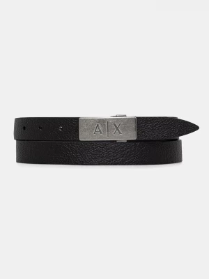 Obrázek produktu Armani Exchange pásek pánský kožený černá