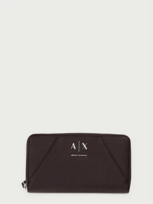 Obrázek produktu Armani Exchange Peněženka dámská z imitace kůže hnědá