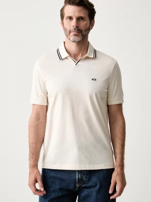 Obrázek produktu Armani Exchange polo pánské bavlněné béžová