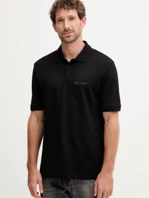 Obrázek produktu Armani Exchange polo pánské bavlněné černá