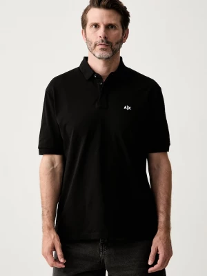 Obrázek produktu Armani Exchange polo pánské bavlnou černá