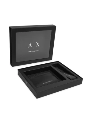 Obrázek produktu Armani Exchange Sada pouzdro na karty a klíčenka XM002217 AF22541 UC001 Černá