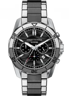 Obrázek produktu Armani Exchange sportovní hodinky pánské Spencer stříbrná