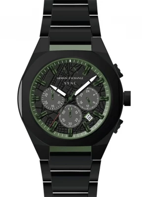 Obrázek produktu Armani Exchange sportovní hodinky pánské Sync černá