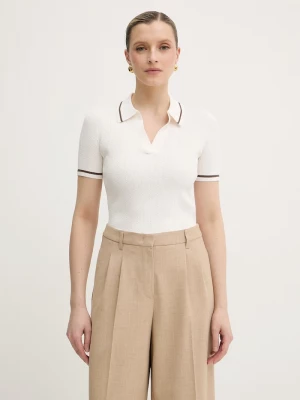 Obrázek produktu Armani Exchange svetrové polo dámské s viskózou béžová