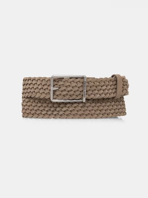 Obrázek produktu Armani Exchange textilní pásek pánský semišový béžová