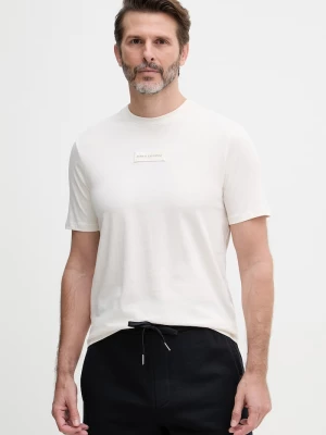 Obrázek produktu Armani Exchange tričko pánské bavlněné béžová
