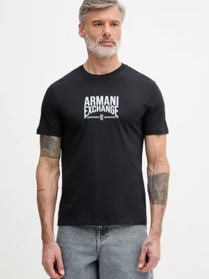 Obrázek produktu Armani Exchange tričko pánské bavlněné černá