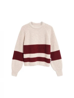 Obrázek produktu ARMEDANGELS Svetr vínově červená / offwhite