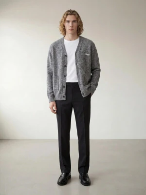 Obrázek produktu ARMIE Kardigan 'The Kyle Knit Cardigan' světle šedá