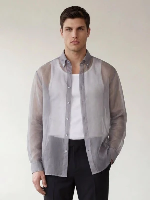 Obrázek produktu ARMIE Košile 'The Jacob Organza Overshirt' šedá