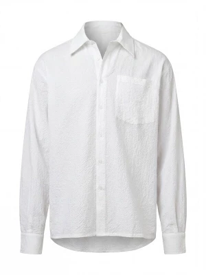 Obrázek produktu ARMIE Košile 'The Jens Struckture Loose Shirt' bílá