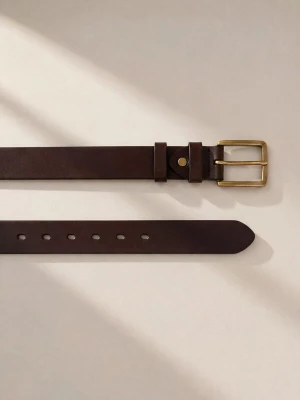 Obrázek produktu ARMIE Opasek 'The Smith Leather Belt' hnědá