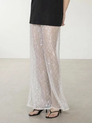 Obrázek produktu ARMIE Sukně 'The Daisy Sequins Maxi Skirt' bílá