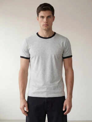 Obrázek produktu ARMIE Tričko 'The Dave Slim-Fit T-shirt' světle šedá