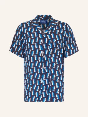 Obrázek produktu Arrels Barcelona Košile Resort Navy Papier Decoupe × Severin Millet Comfort Fit tmavě modrá / modrá / bílá