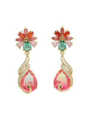 Obrázek produktu AVANT-GARDE PARIS Náušnice 'Karolinaya' pink