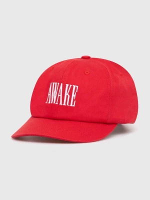 Obrázek produktu Awake NY Bavlněná baseballová čepice Awake NY Logo Hat červená