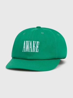 Obrázek produktu Awake NY Bavlněná baseballová čepice Awake NY Logo Hat zelená