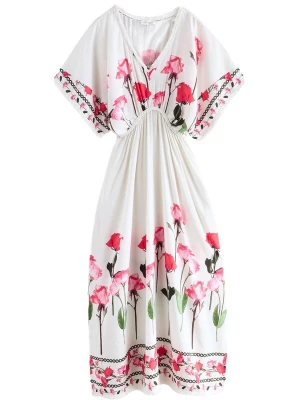 Obrázek produktu B by Ted Baker Plážové šaty hnědá / fuchsiová / pastelově růžová / bílá