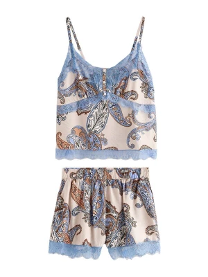 Obrázek produktu B by Ted Baker Pyžamo velbloudí / písková / světlemodrá / černá